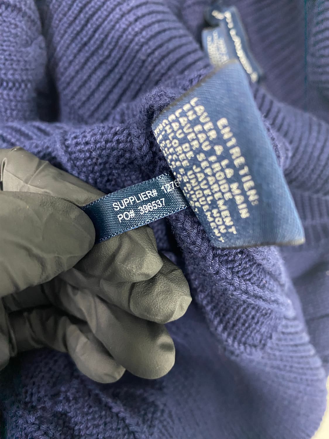 폴로 랄프로렌 꽈배기 니트 터틀넥 원피스 M <617> 상품이미지6