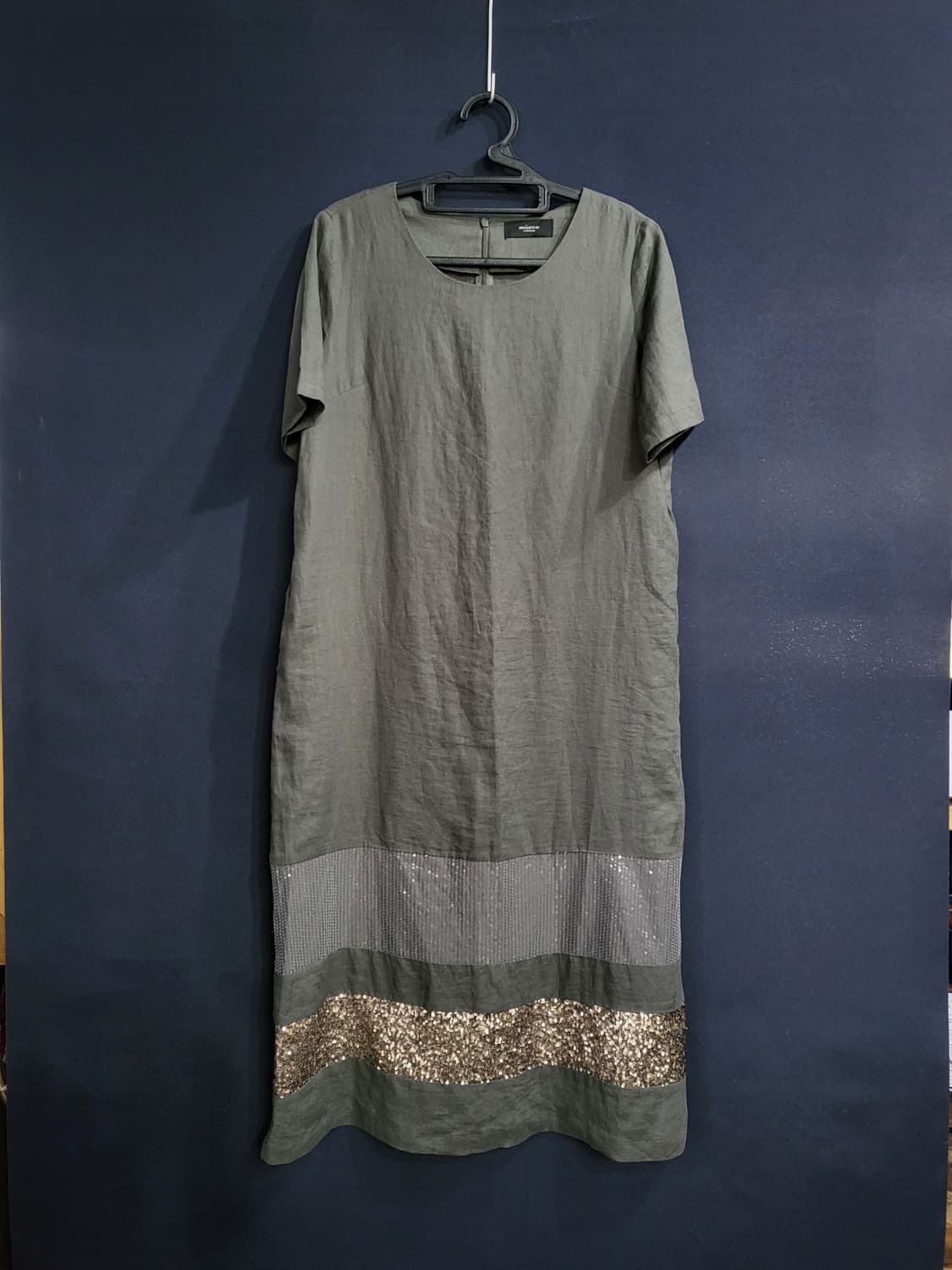 미치코런던 린넨 스팽글 롱원피스 상품이미지1