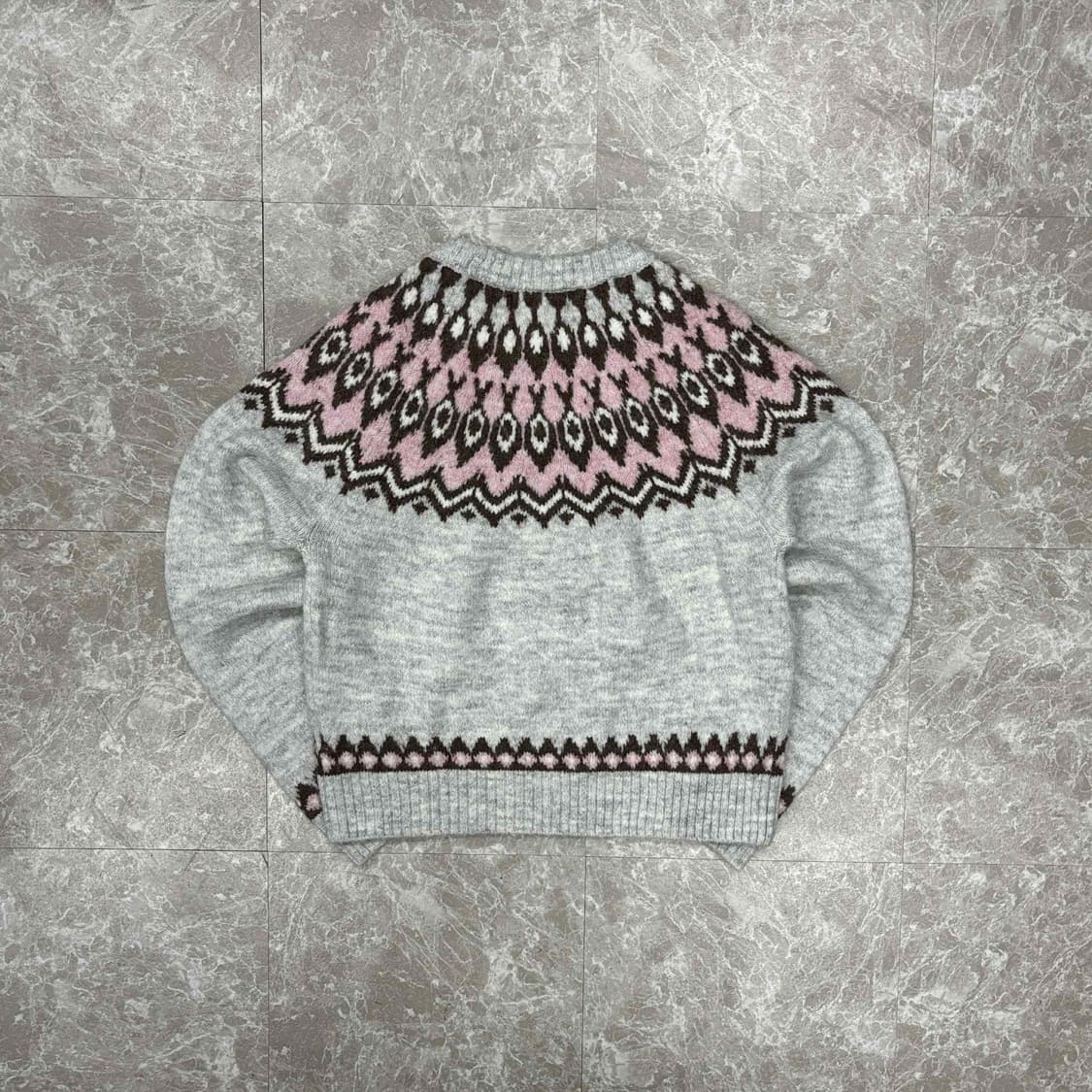 후아유 노르딕 걸즈 크루넥 울 니트(S) 상품이미지3