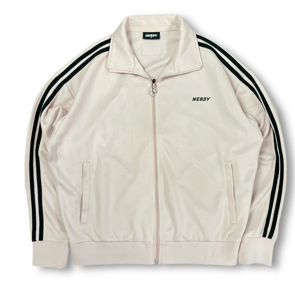 널디 인디핑크 블랙 져지 트랙탑 M 상품이미지1