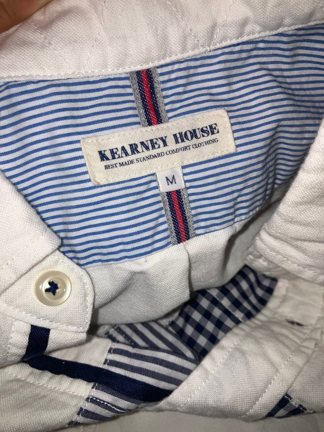 Kearney House 믹스 스트라이프 패치 옥스포드 셔츠 상품이미지5