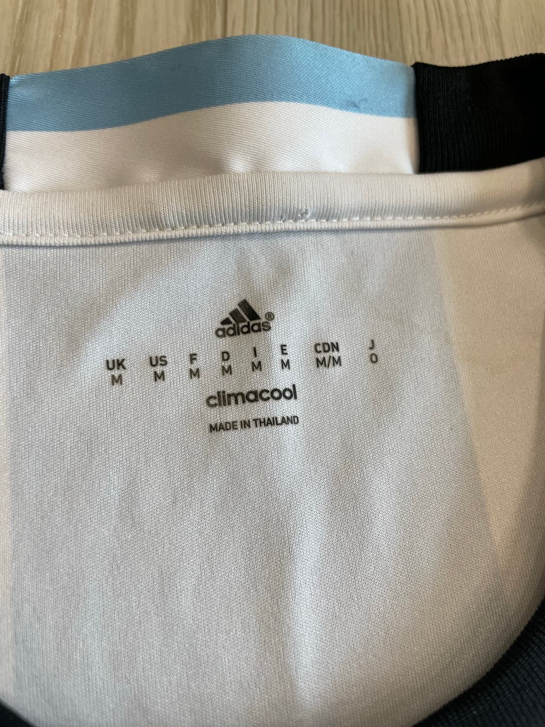 아르헨티나 16 17 홈 레플리카 정품 노마킹 노패치 상품이미지3