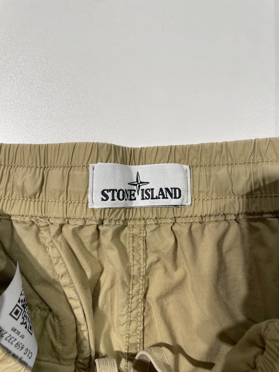 스톤 아일랜드 베이지 타입 re-t 코튼 카고 조거팬츠 상품이미지7