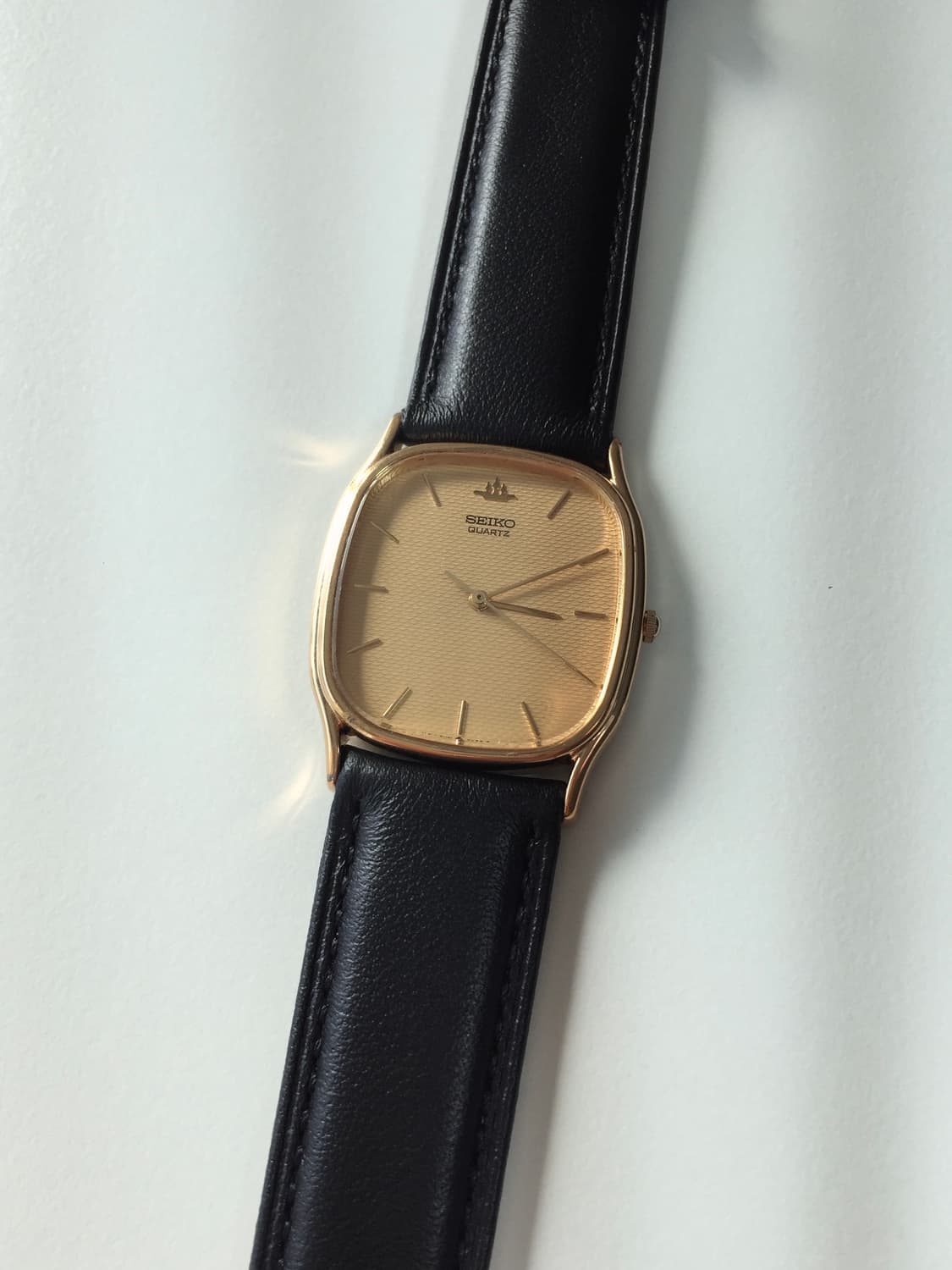90s seiko gold 3d dial quartz 상품이미지9