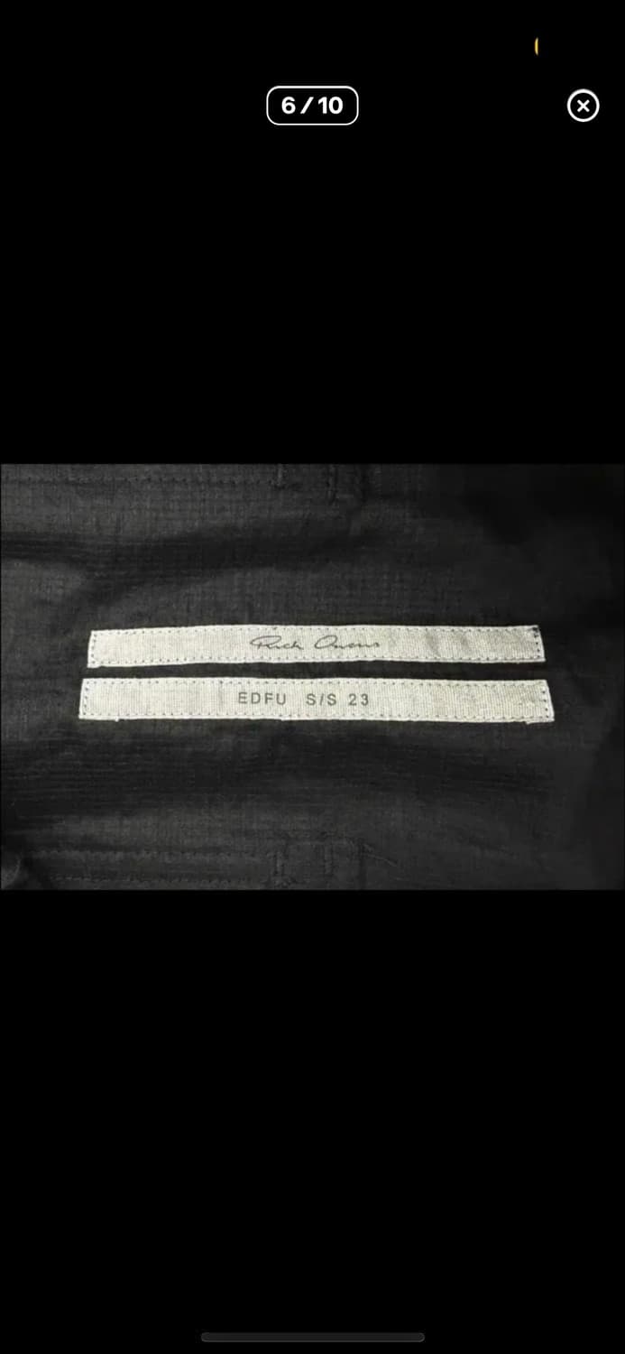 릭오웬스 23ss 드로우 스트링 린넨 팬츠 상품이미지6