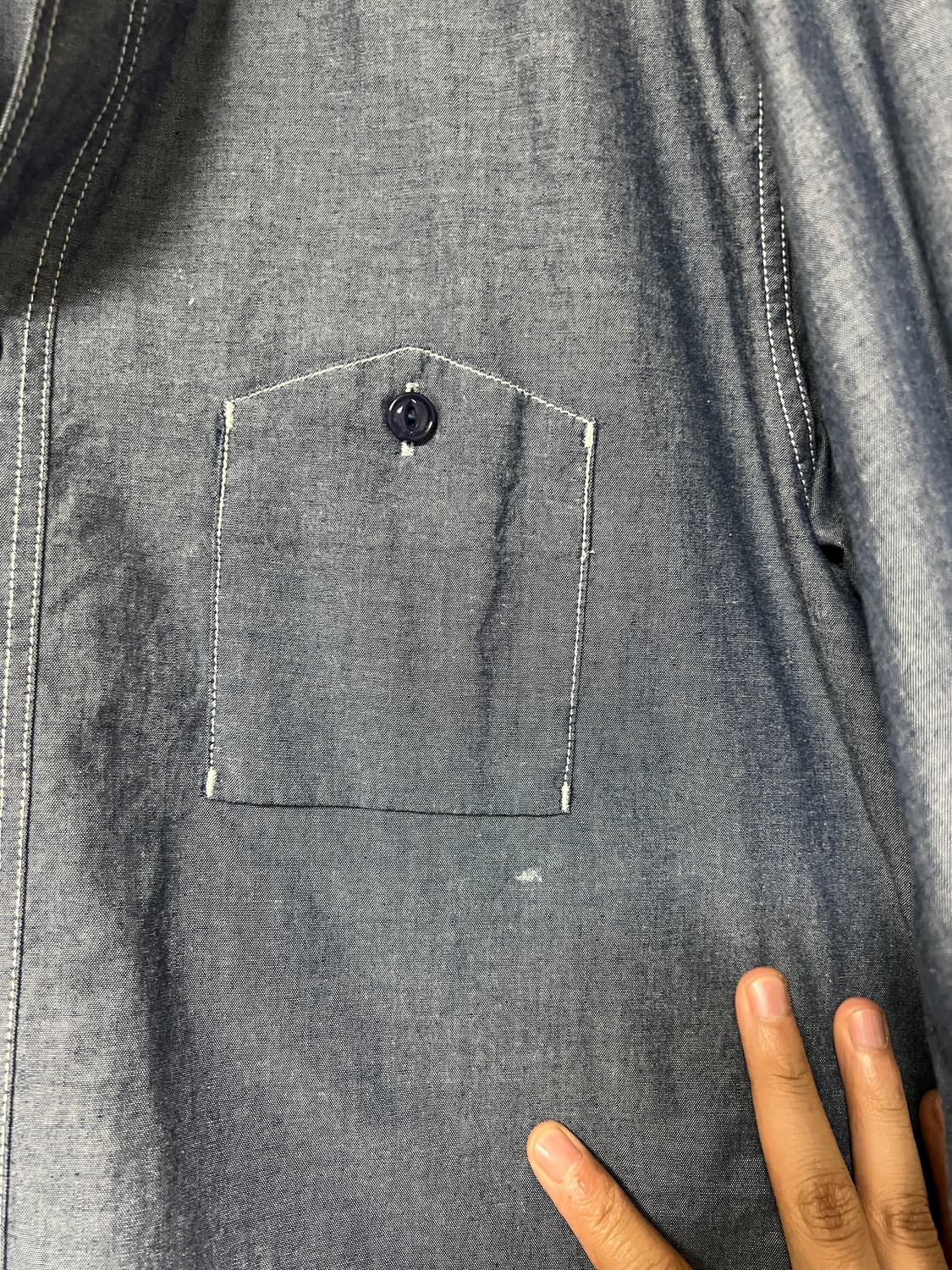 부기홀리데이 샴브레이셔츠 L사이즈 상품이미지4