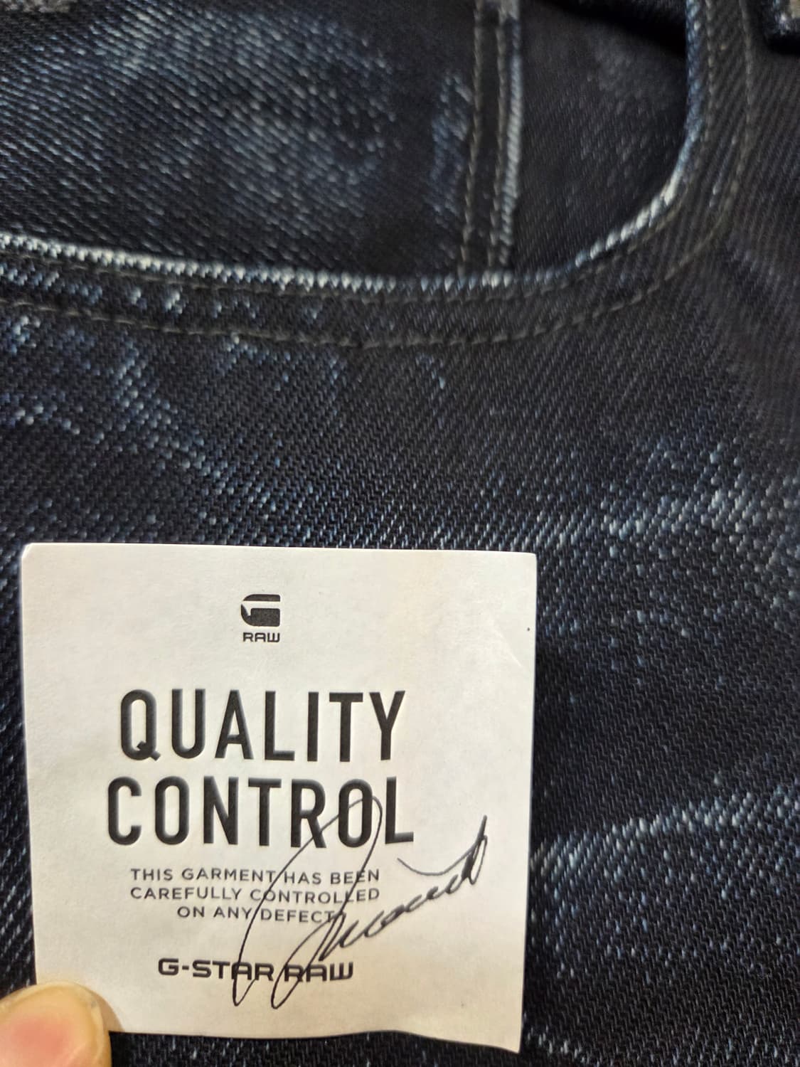 G-Star RAW 블랙 데님 팬츠(W33/L32) 상품이미지5