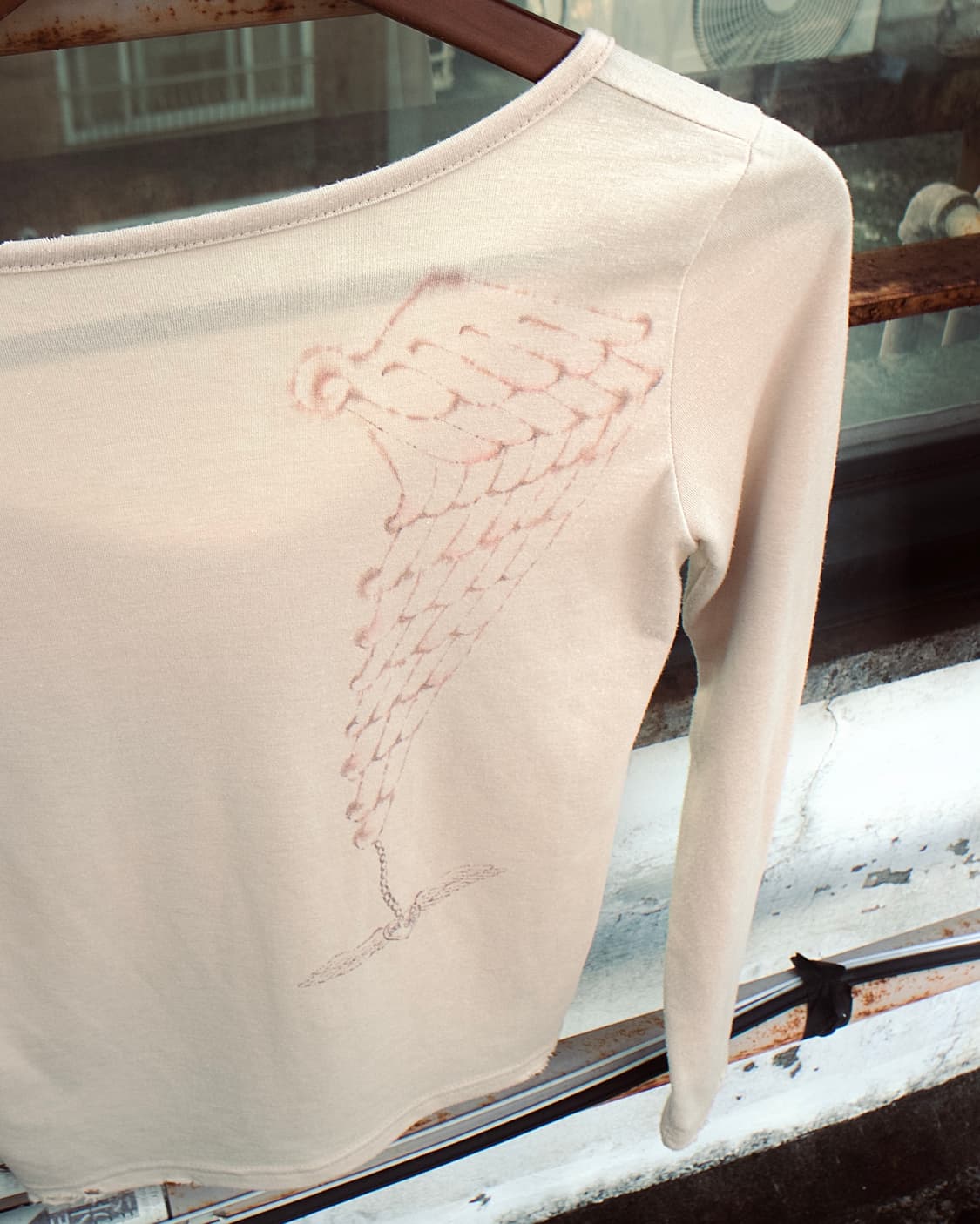 {𝑟𝑒𝑚𝑎𝑘𝑒} vintage wing t 🪽 상품이미지2