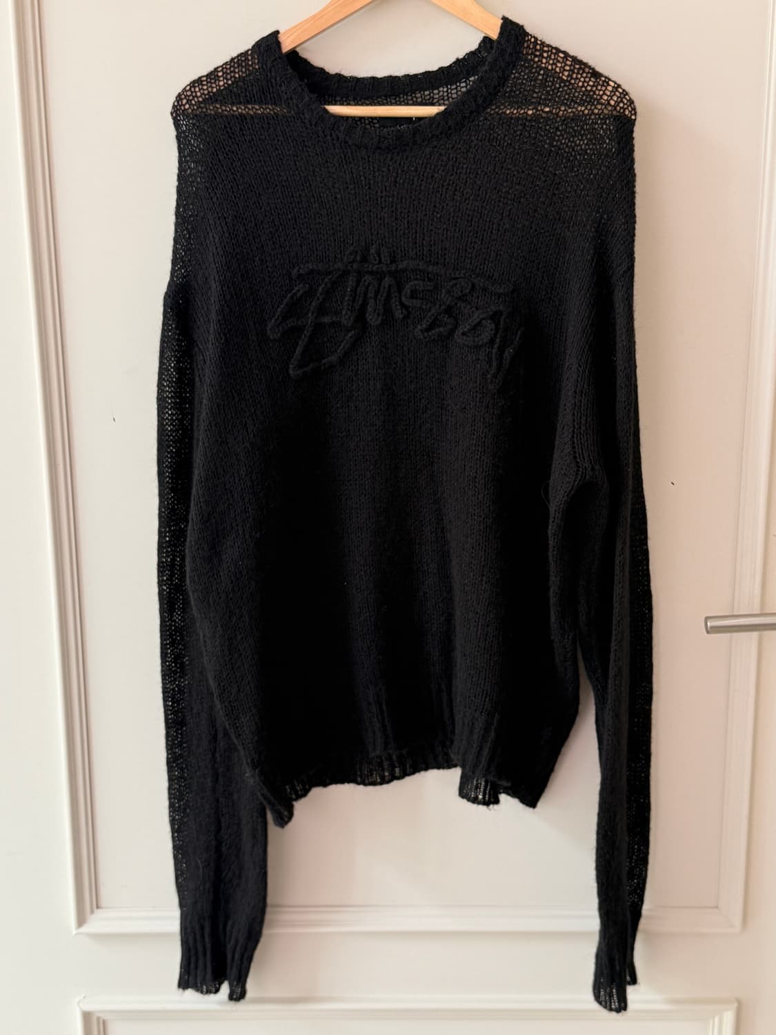 스투시(Stussy) 루즈 니트 로고 스웨터 상품이미지1