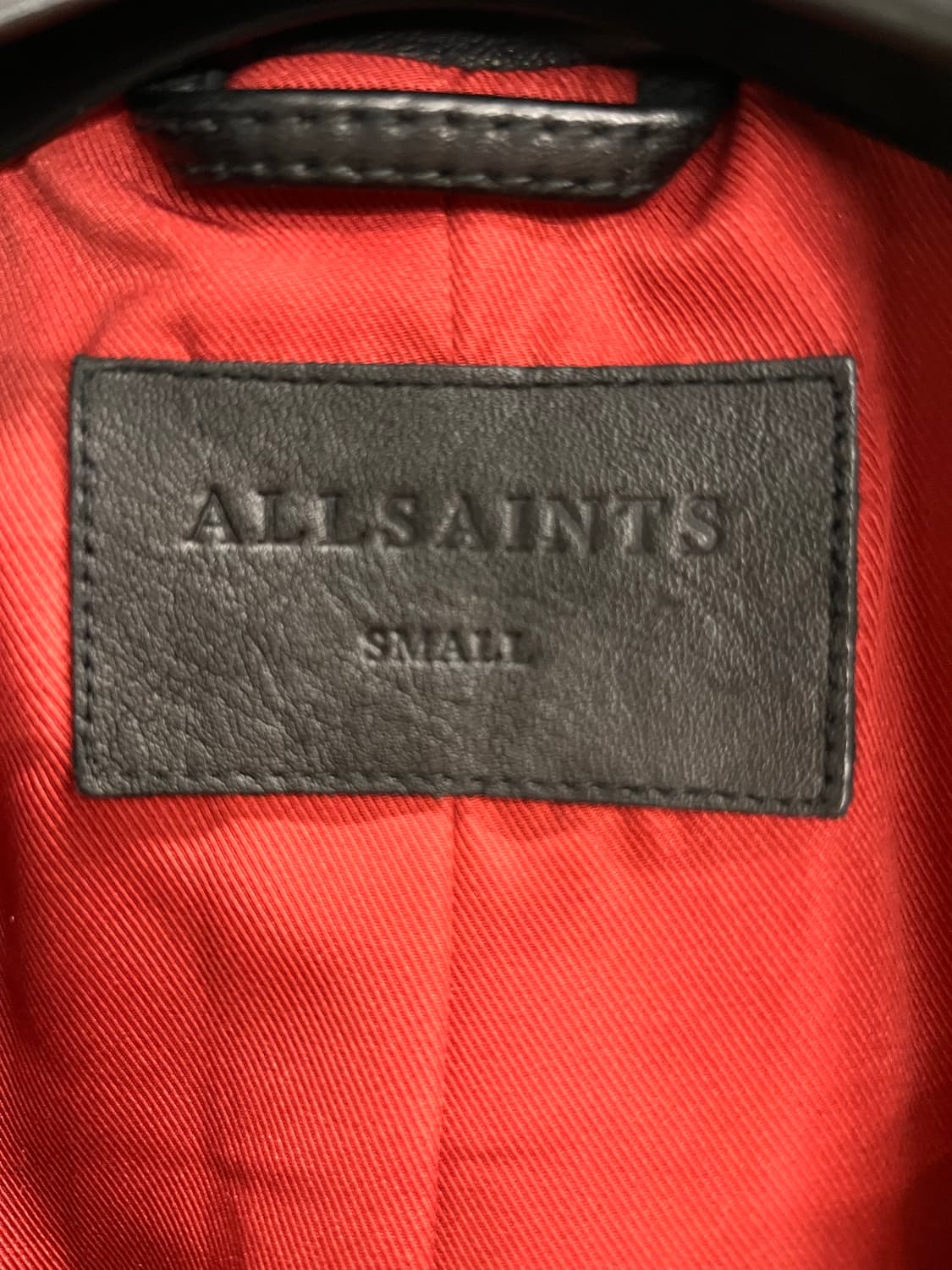 올세인츠 빌리 바이커 양가죽 자켓 S 상품이미지8