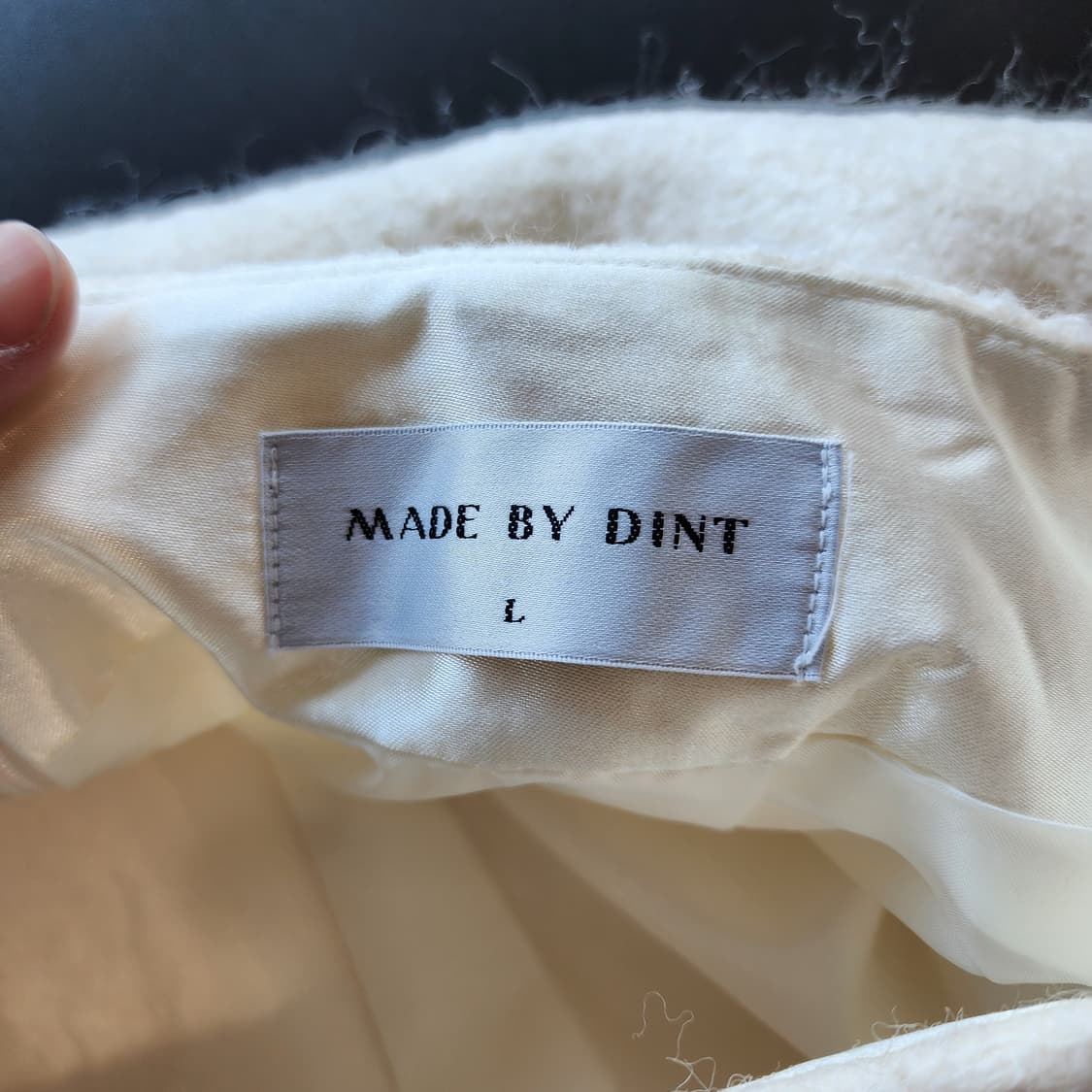 DINT 아이보리 자켓&치마 상품이미지9