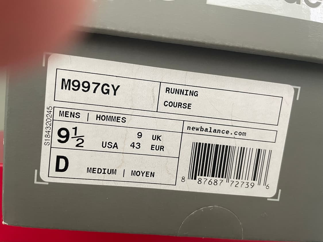 뉴발란스 997 메이드 인 USA 그레이 275mm 상품이미지5