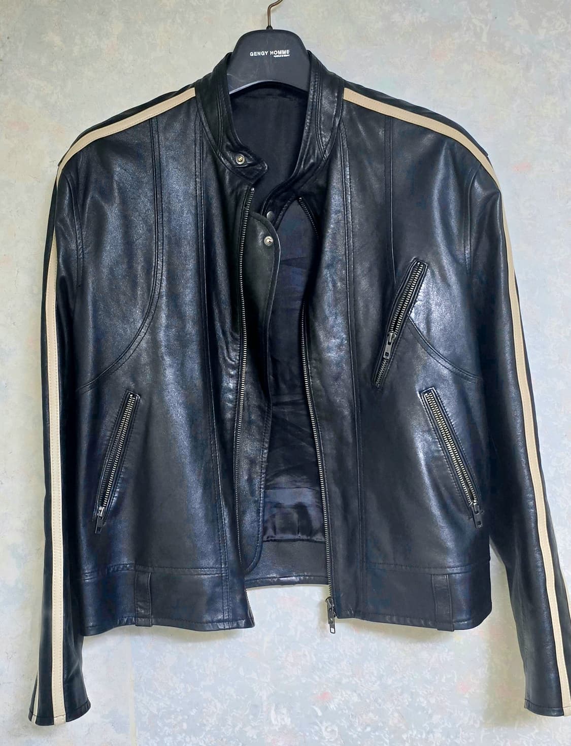 엘무드 트랙 램스킨 라이더자켓 46 상품이미지5