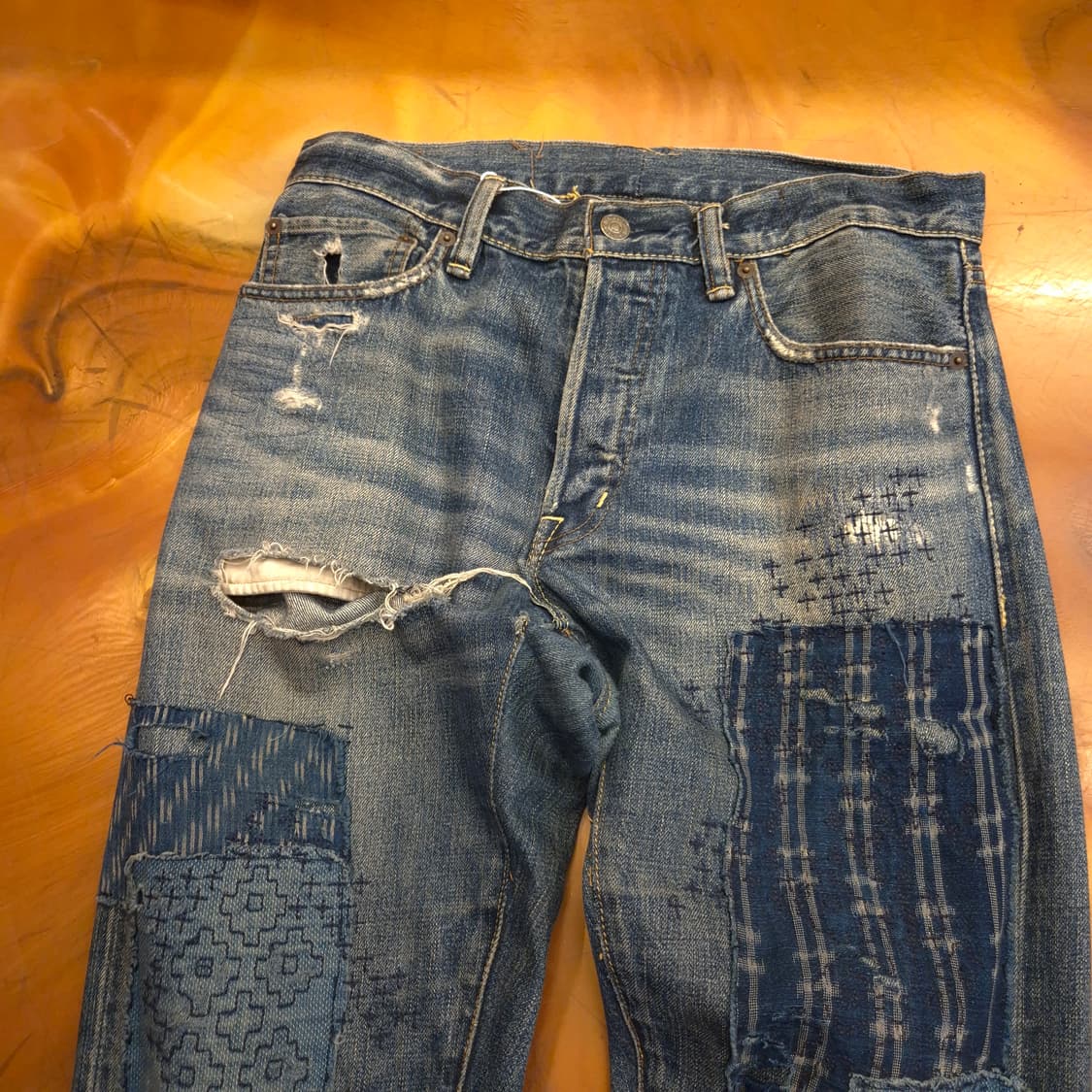 데님 앤 서플라이 랄프로렌 슬림핏 데님 팬츠 상품이미지3