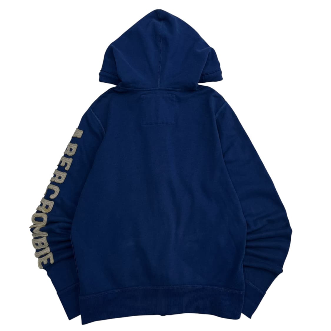 아베크롬비 사이드 패치 블루 후드집업 L 상품이미지4