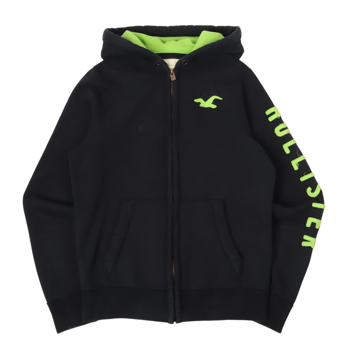 홀리스터 로고 스웻 후드집업 상품이미지1