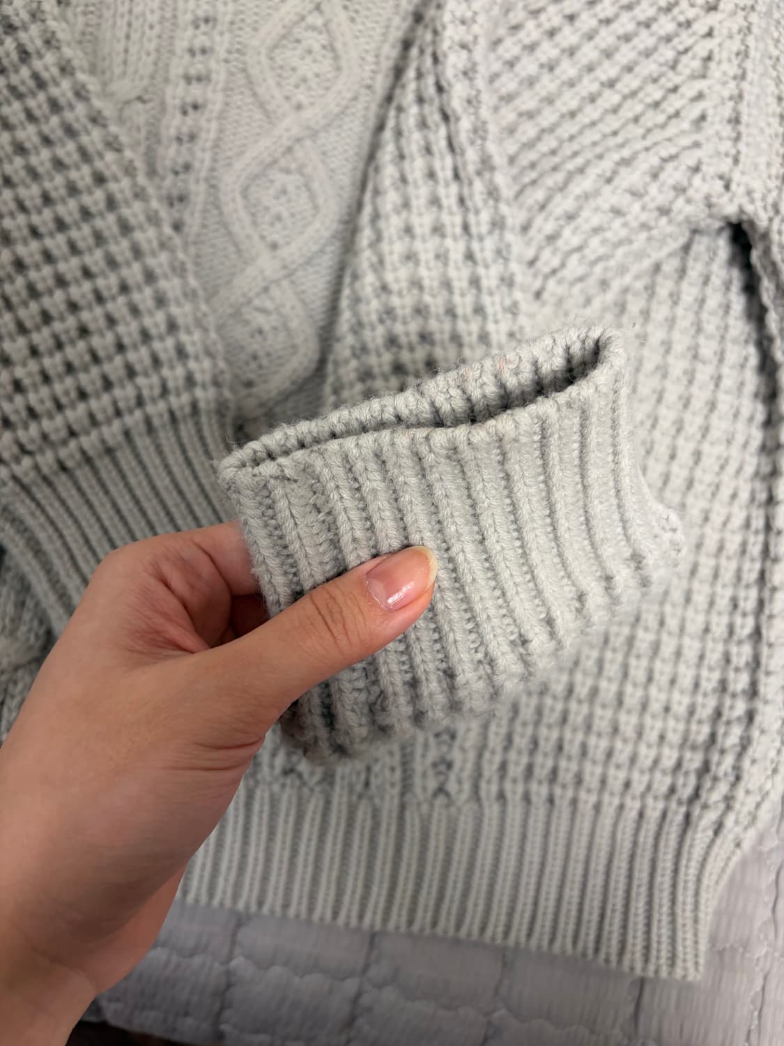 플리즈프로젝트 브이넥 니트 상품이미지6