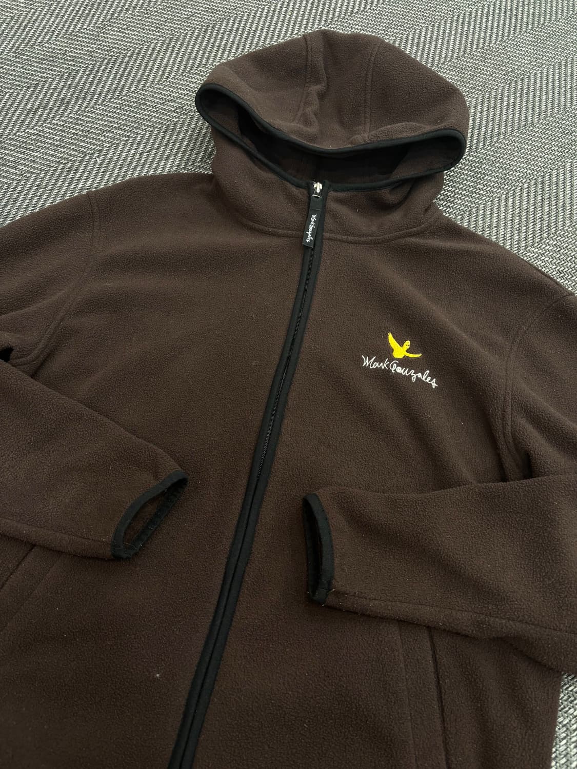 마크곤잘레스 후리스집업 브라운 상품이미지4