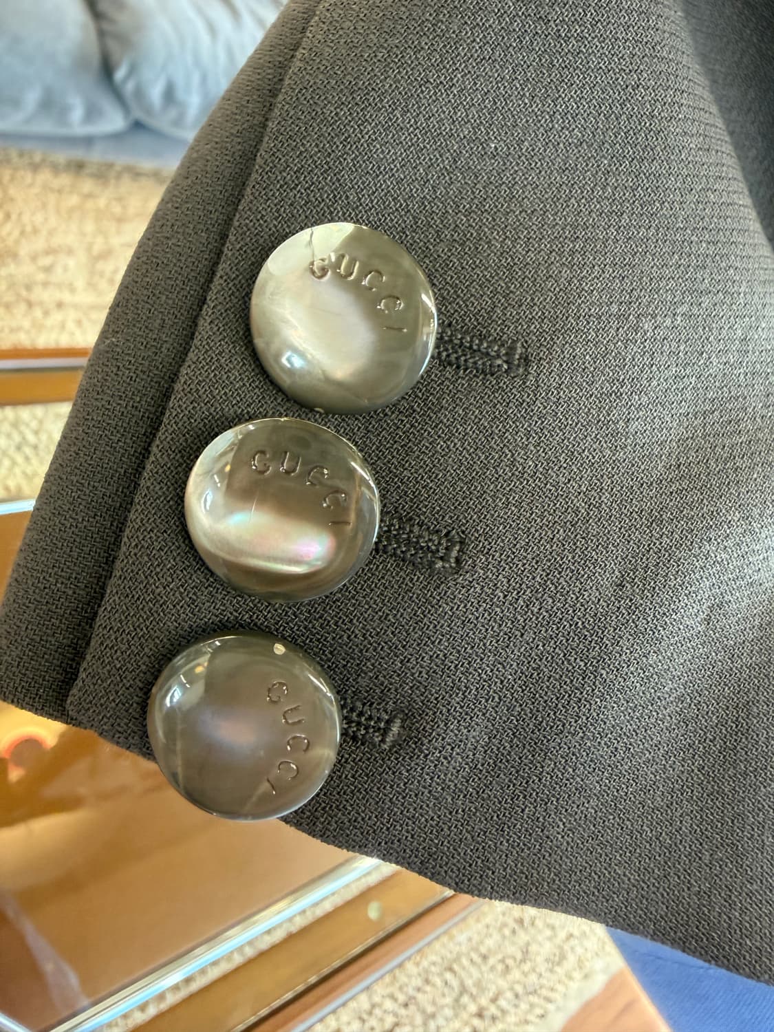 구찌 빈티지 00s 울 자켓 상품이미지8