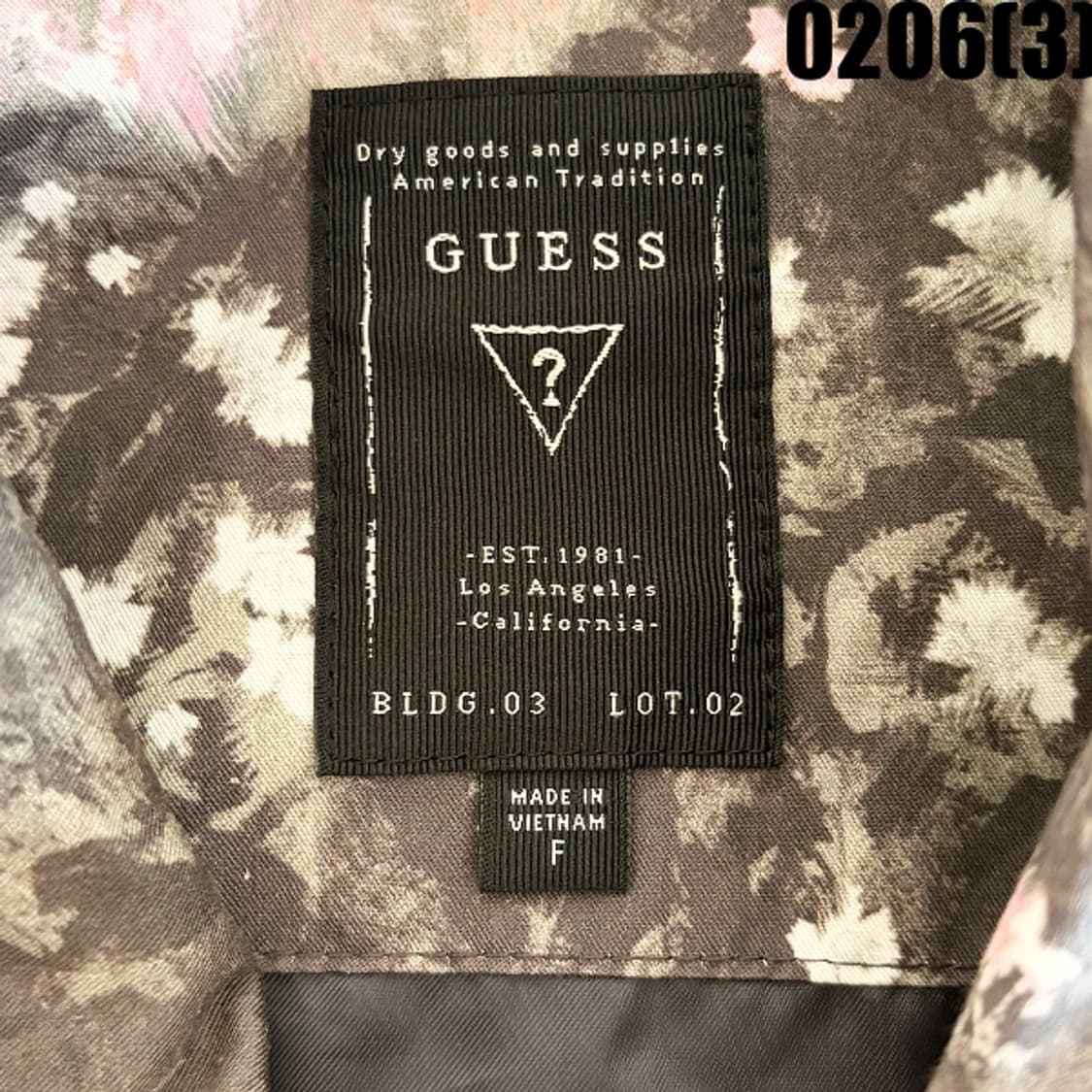 [F] 게스 플라워 프린팅 야상 자켓 0206(3) 상품이미지4