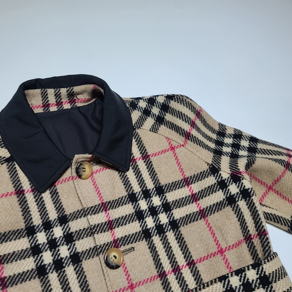 버버리 노바체크 리버시블 벨티드 자켓[S~M] 상품이미지2