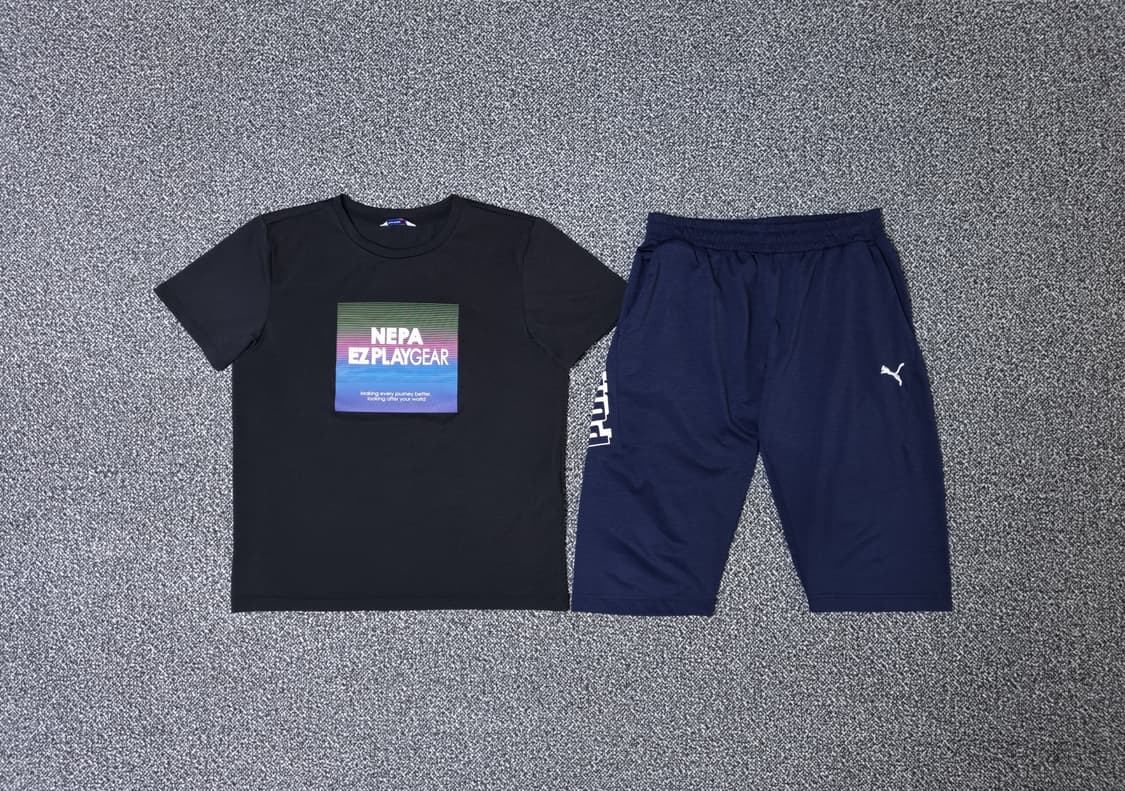 [무료배송][160]네파 키즈 반팔티 푸마 키즈 반바지 일괄판매 상품이미지1
