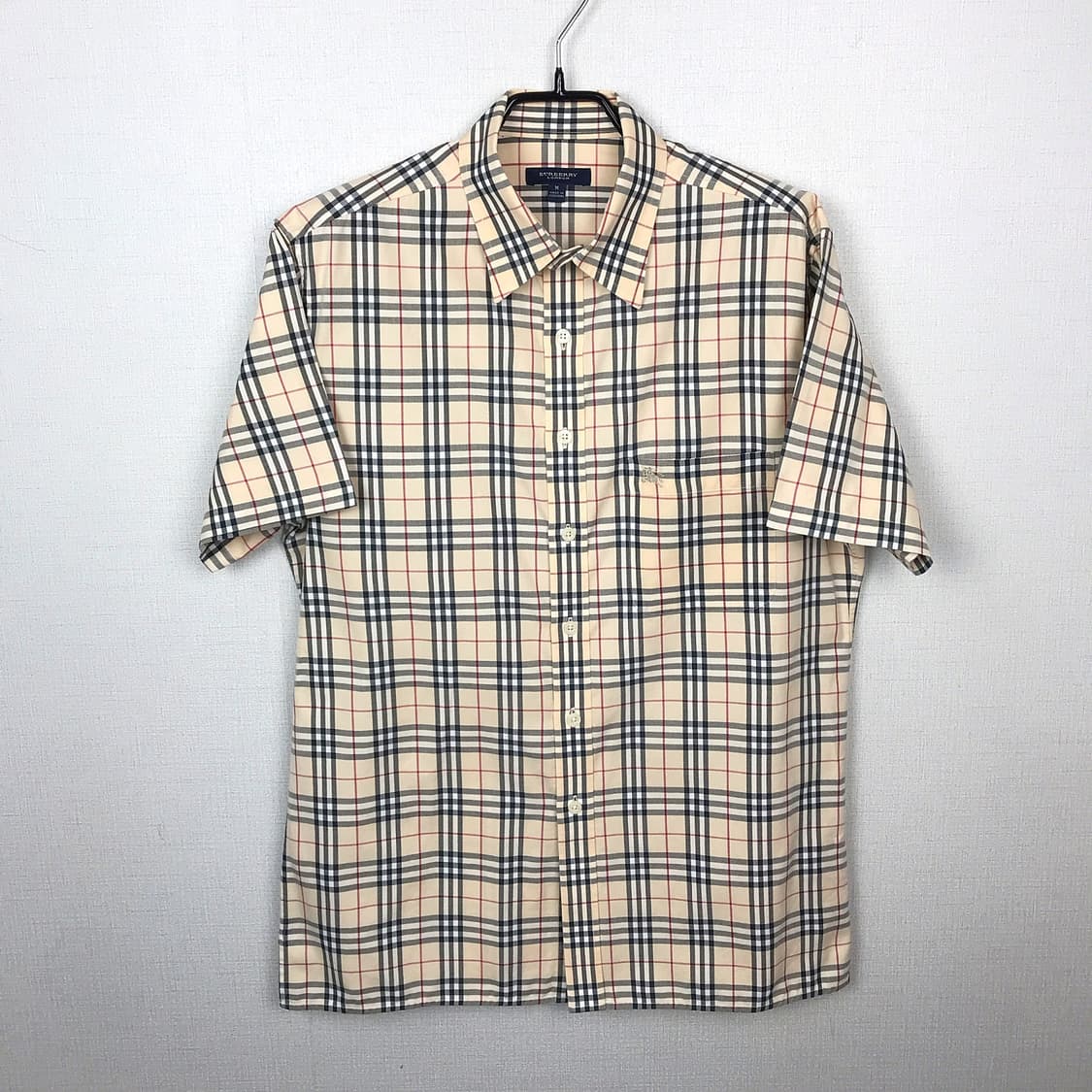 버버리 Burberry 노바체크 정품 반팔 셔츠 남방 남성M 상품이미지2