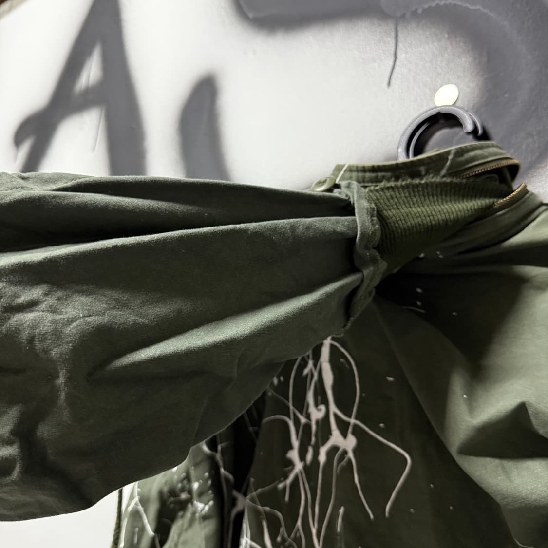 90s 오리지널 밀리터리 로스코 빅 사이즈 더티 프린팅 m65 필드 자켓 상품이미지9