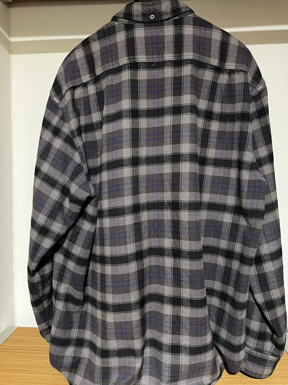 슈프림 플레이드 플란넬 셔츠 블랙 - 24SS XL 상품이미지7