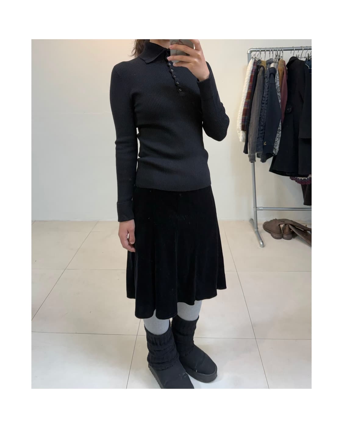 Macphee 버튼 니트 상품이미지1