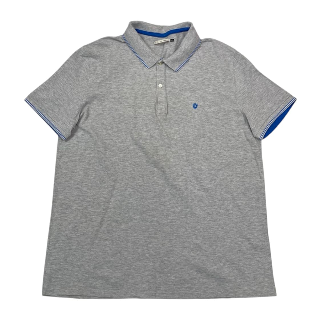 셀리오 Celio 그레이 자수로고 반팔 카라티 XXL 상품이미지1