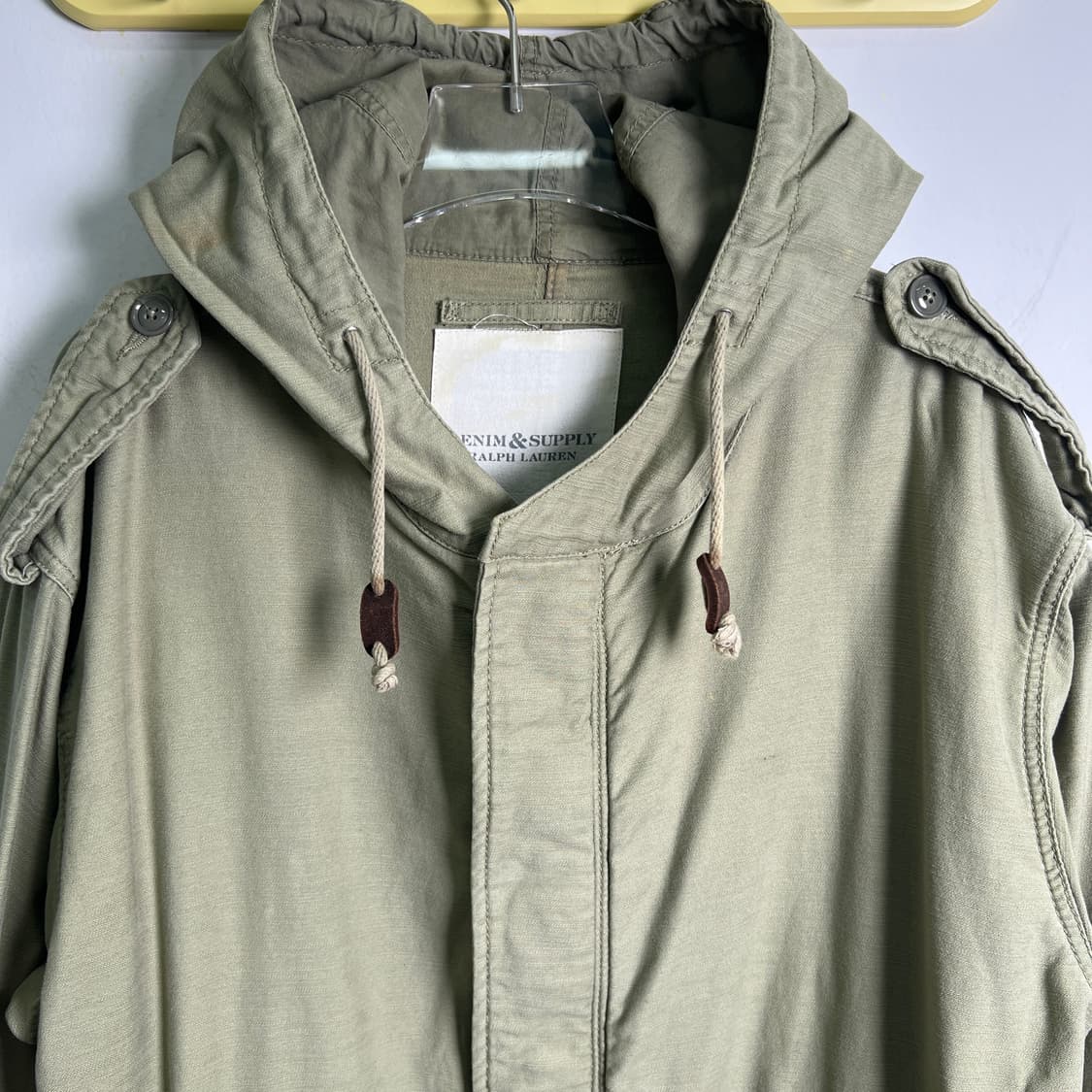 폴로 데님 앤 서플라이 랄프로렌 카키 M-51 피쉬테일 야상 파카 M 상품이미지4