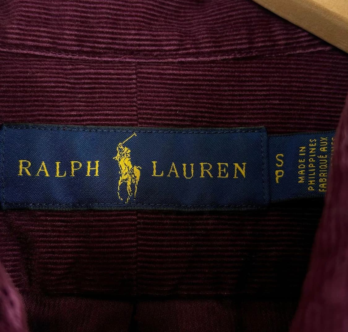 폴로 랄프로렌 신형라벨 코듀로이 셔츠 상품이미지4