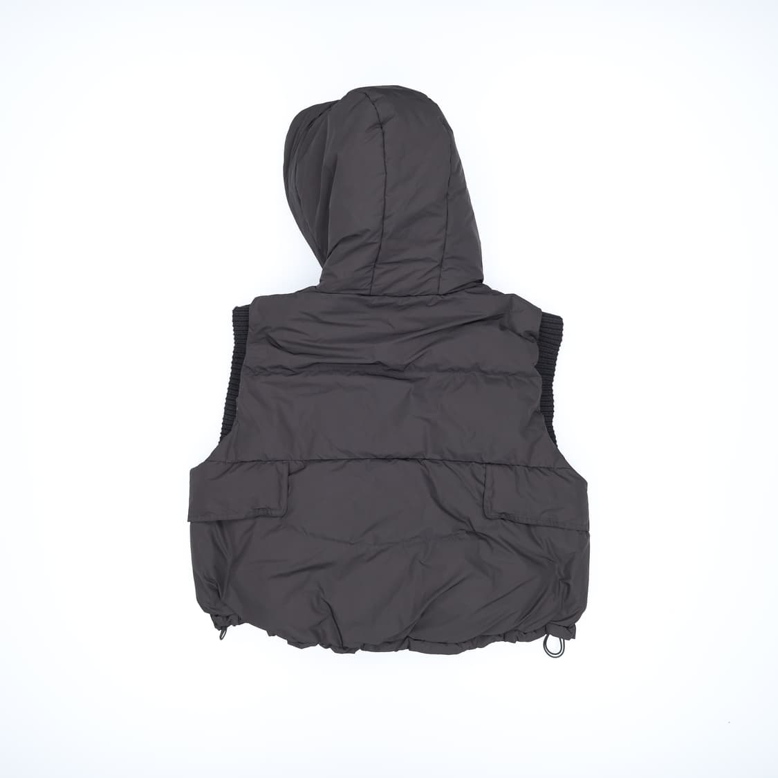 55정도 빈티지 삼각패치 여성 패딩조끼 0330H1 상품이미지2