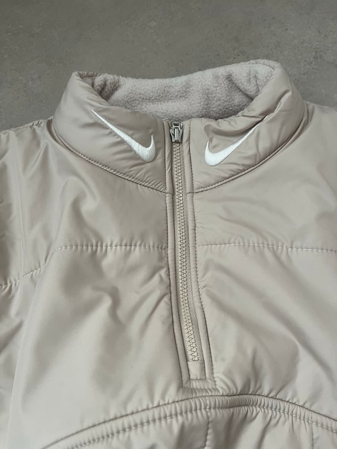 나이키 반집업 크롭 후리스 새것 스몰 상품이미지3