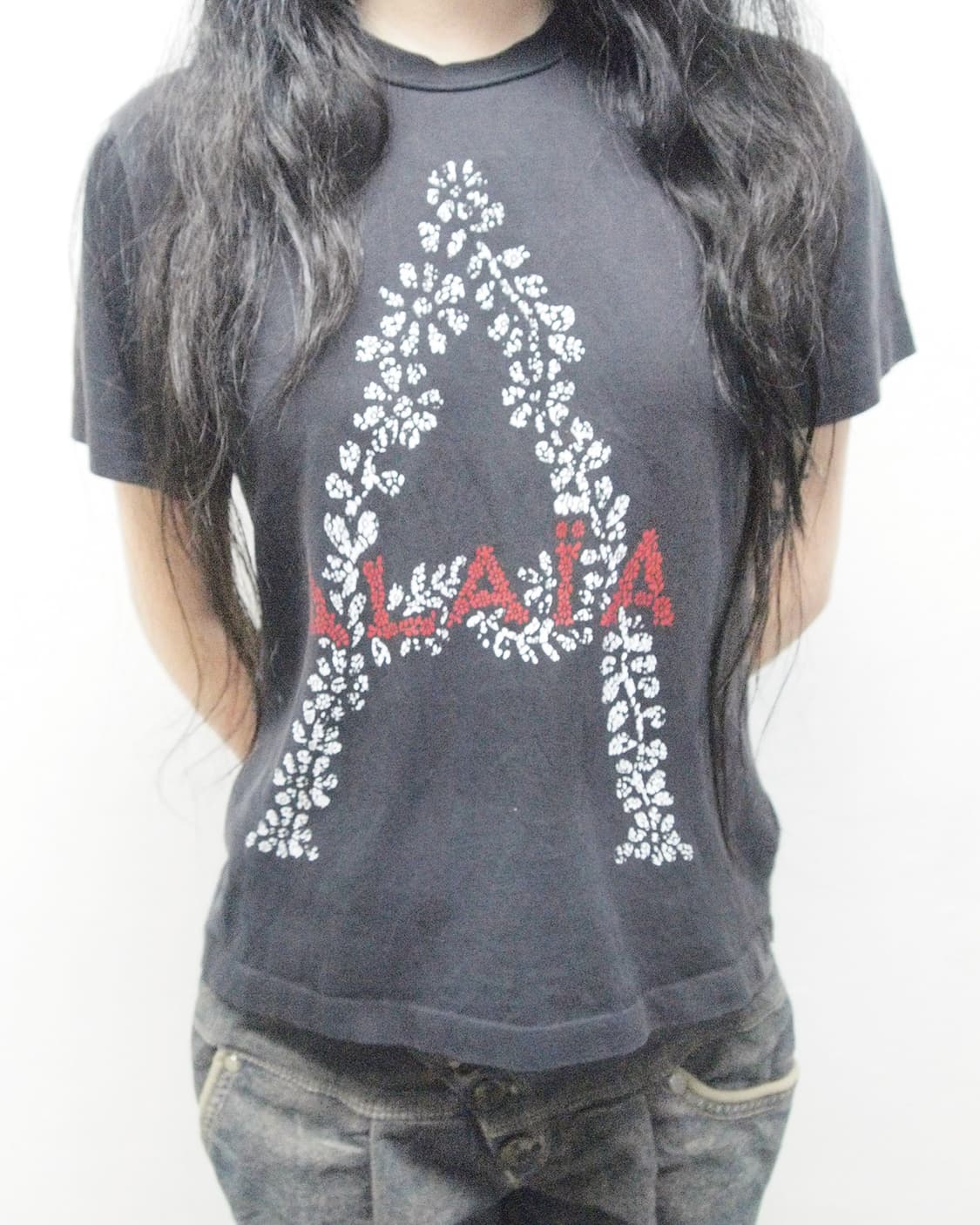 alaia 2019 flower logo tee 상품이미지1