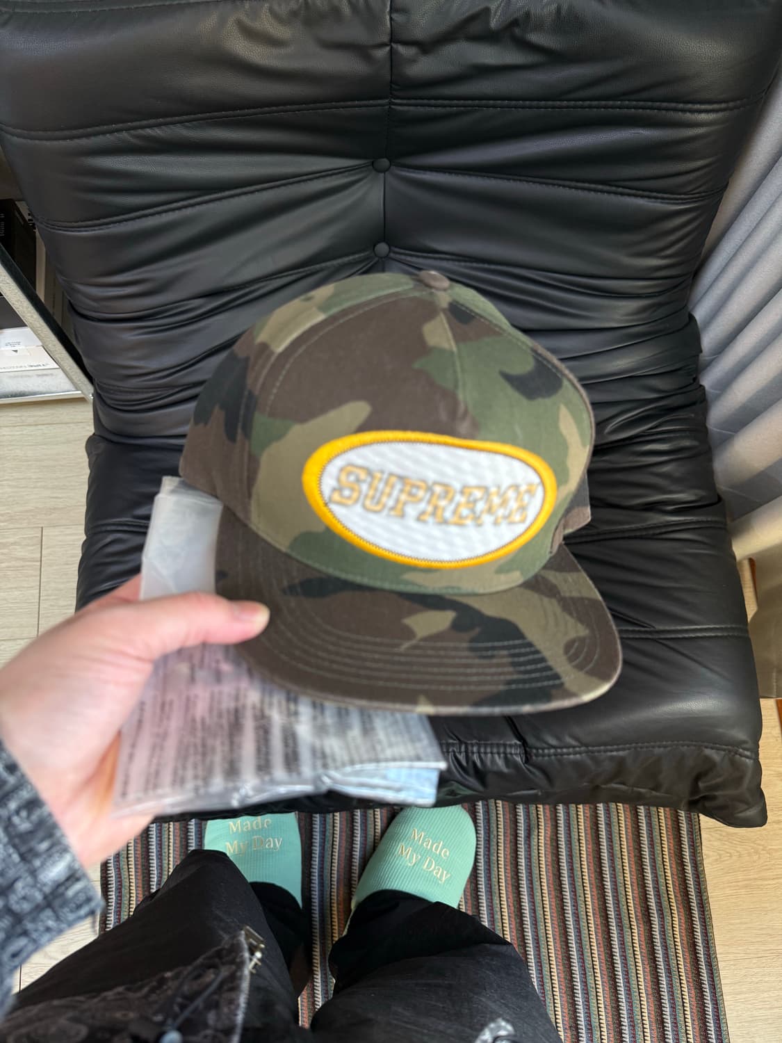 슈프림 카모 오버레이 캡 모자 상품이미지1