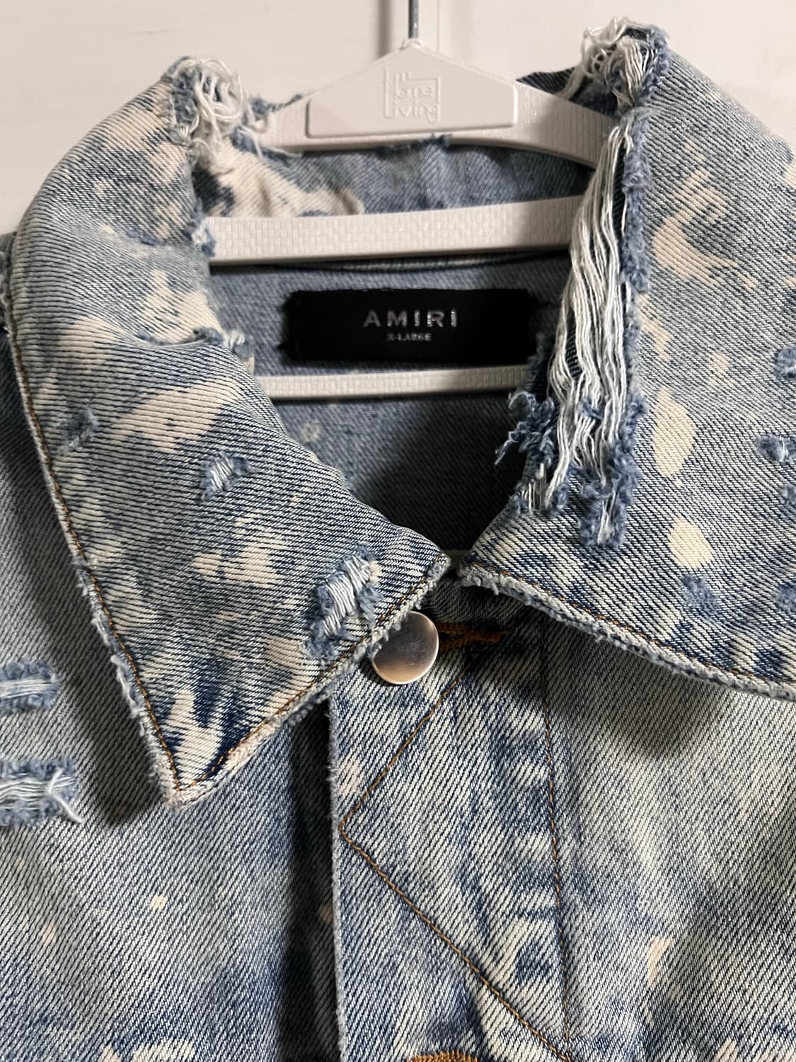[XL] amiri 아미리 mx2 블리치드 트러커 자켓 상품이미지4