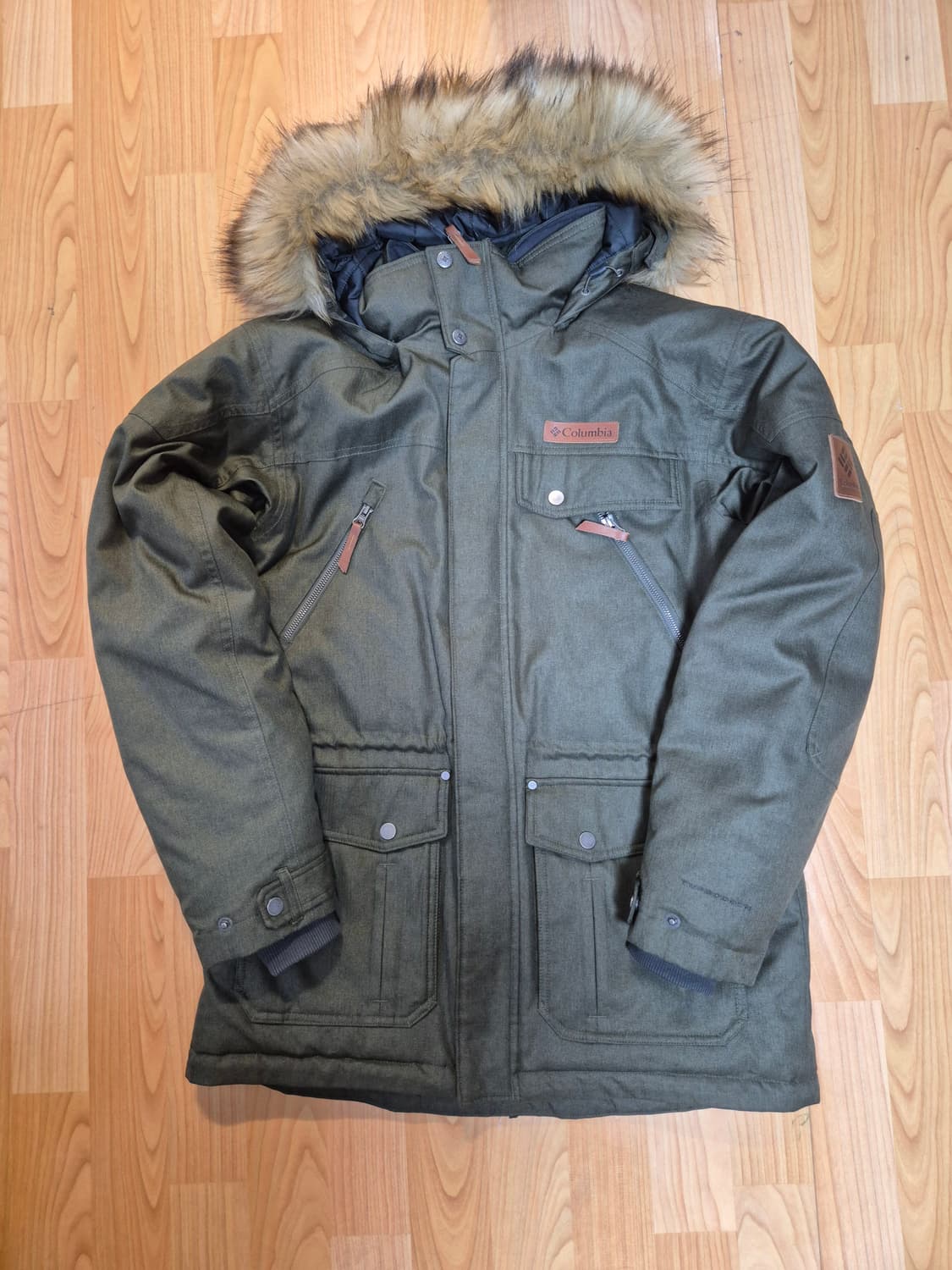 콜롬비아 덕다운 야상 파카 상품이미지1