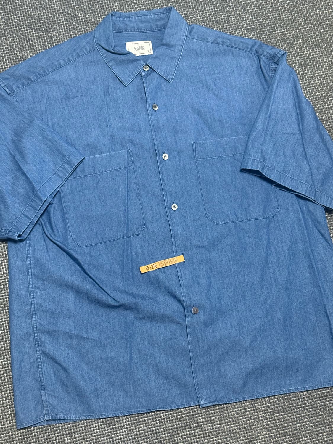 어나더오피스 라이터 셔츠 인디고 1사이즈 상품이미지1