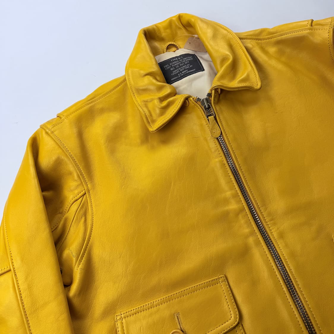 00s 탑건 G-1 레더자켓 상품이미지4