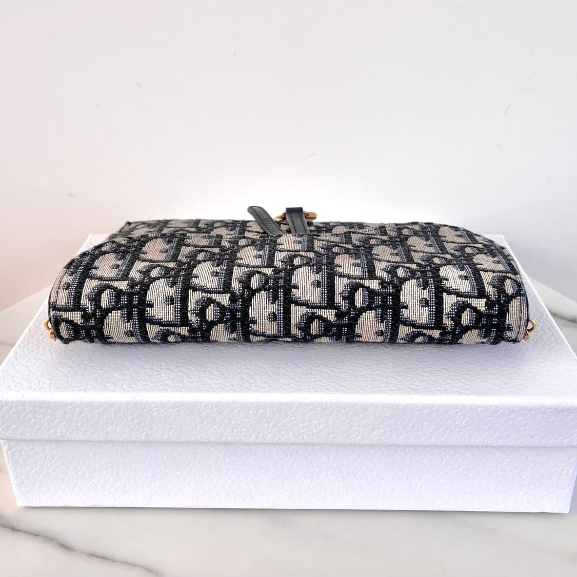 [S급/정품] 디올 새들 스몰 체인 파우치 지갑 woc 숄더백 가방 상품이미지6