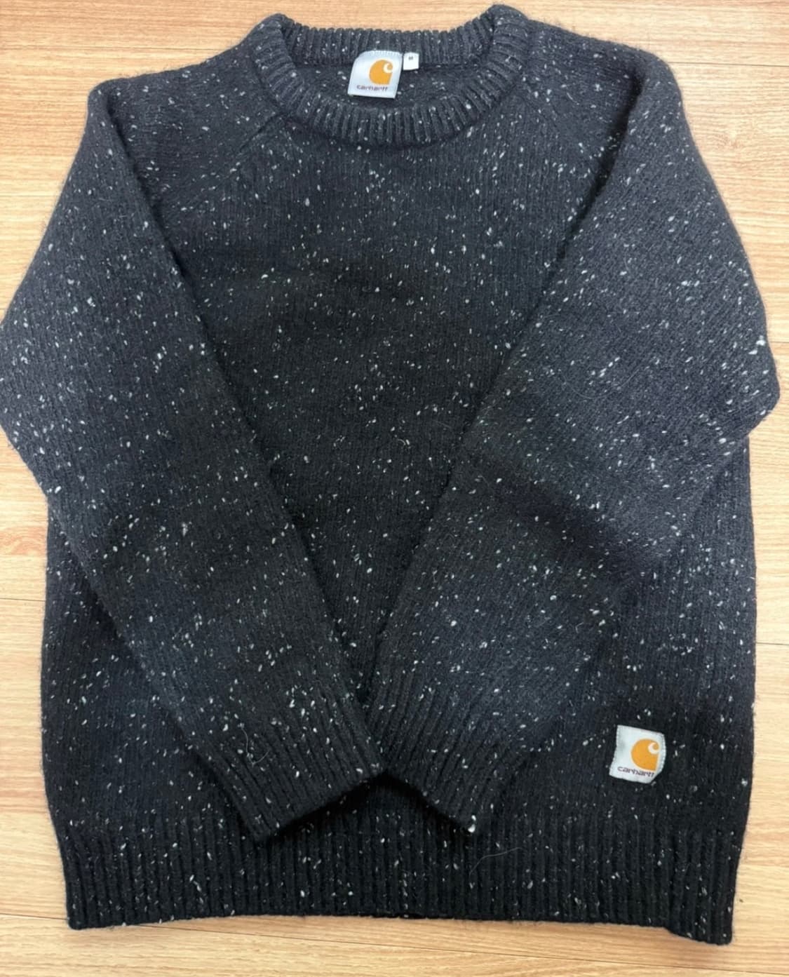 칼하트 WIP 앵글리스틱 스웨터 블랙 스페클 상품이미지4