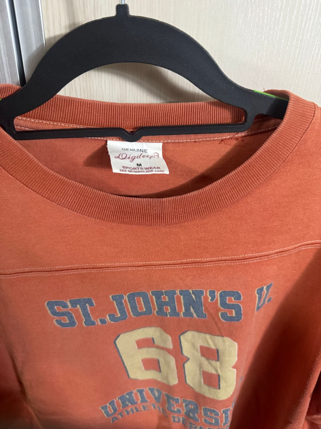 빈티지 바시티 반팔 티셔츠 상품이미지3