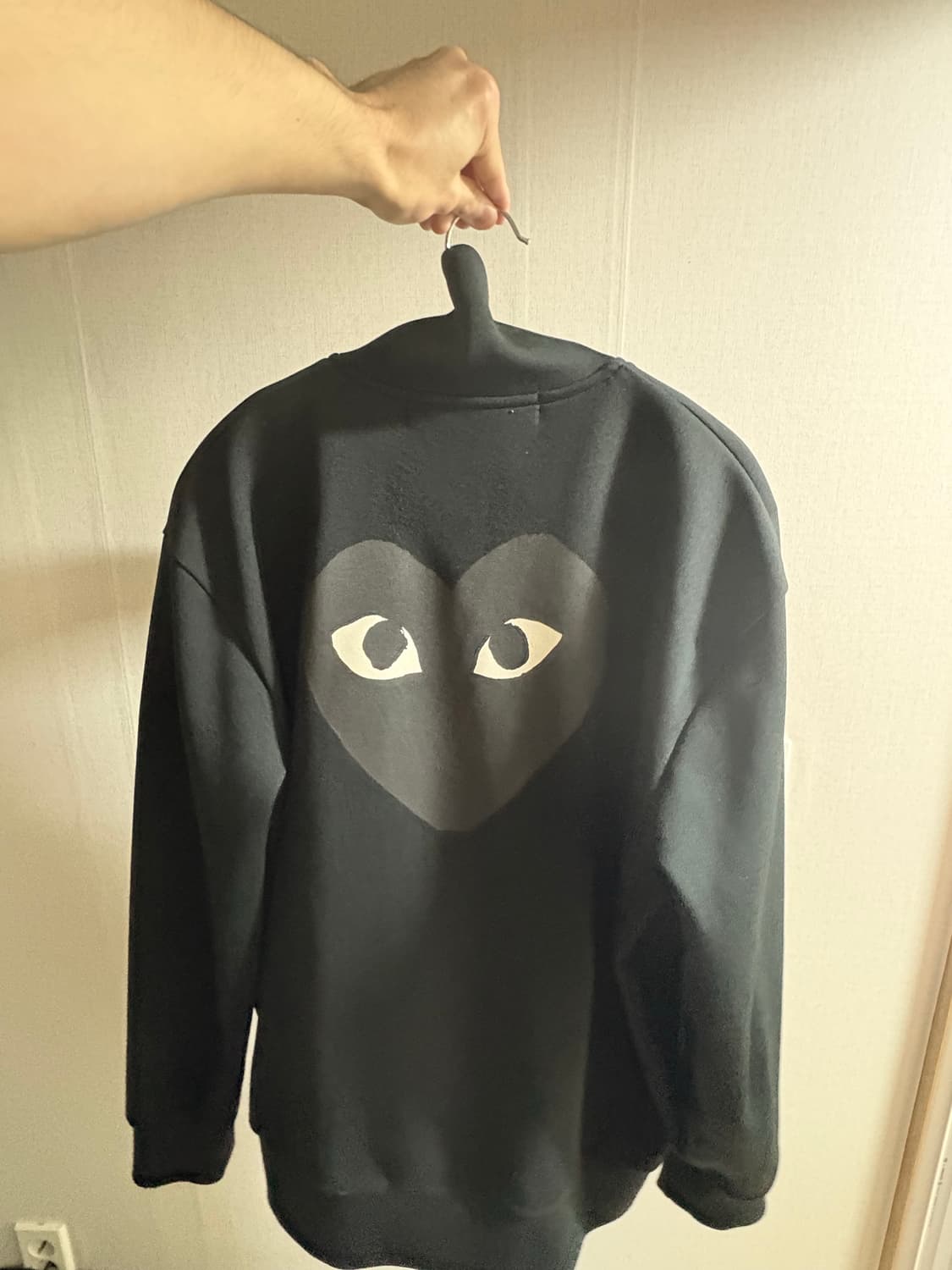 꼼데가르송 플레이 블랙 트랙자켓 XL 상품이미지3