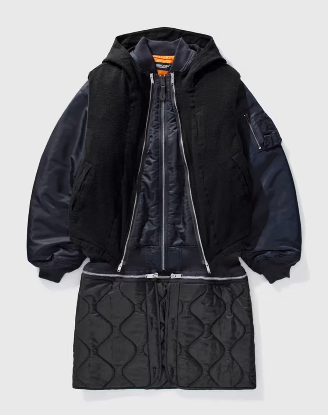 21aw 언더커버 알파인더스트리 축융 울 도킹 ma-1 상품이미지2