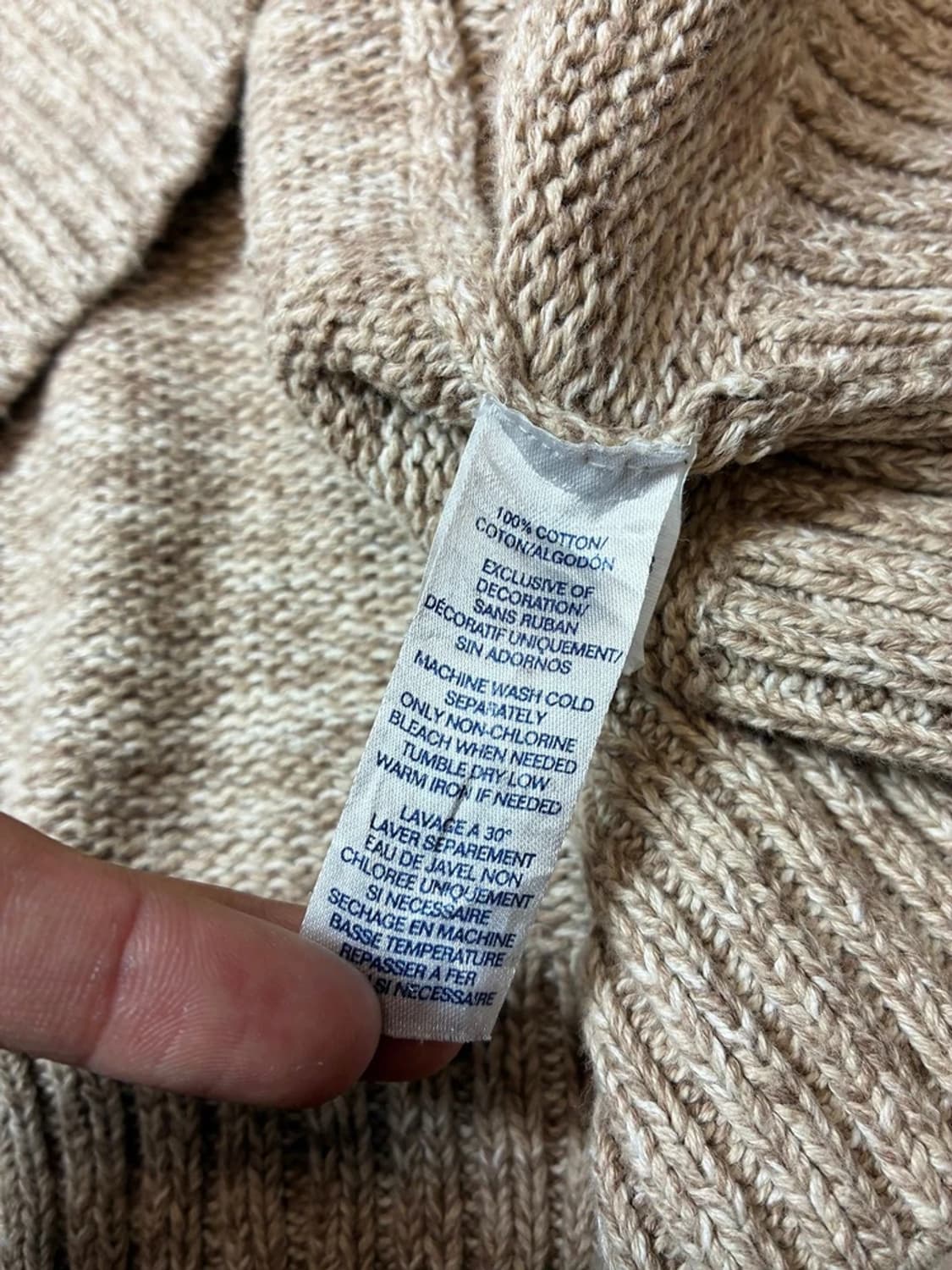 챕스 CHAPS 90's 엘보 패치 3B 니트 PN8451 상품이미지10