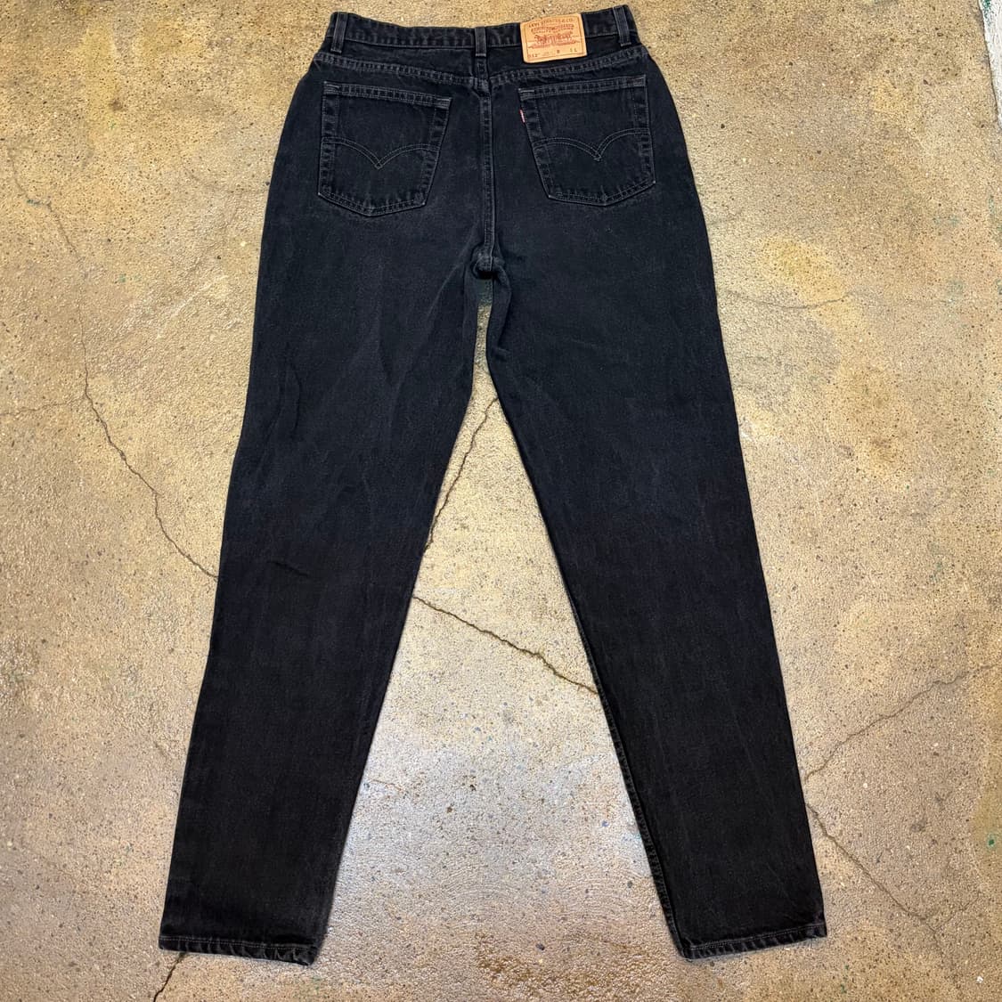 90s Made in USA 빈티지 리바이스 512 블랙진 청바지 상품이미지6