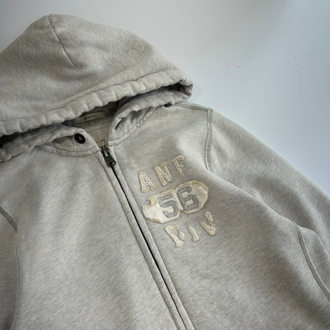 Abercrombie 아베크롬비 멜란지 후드집업 상품이미지4