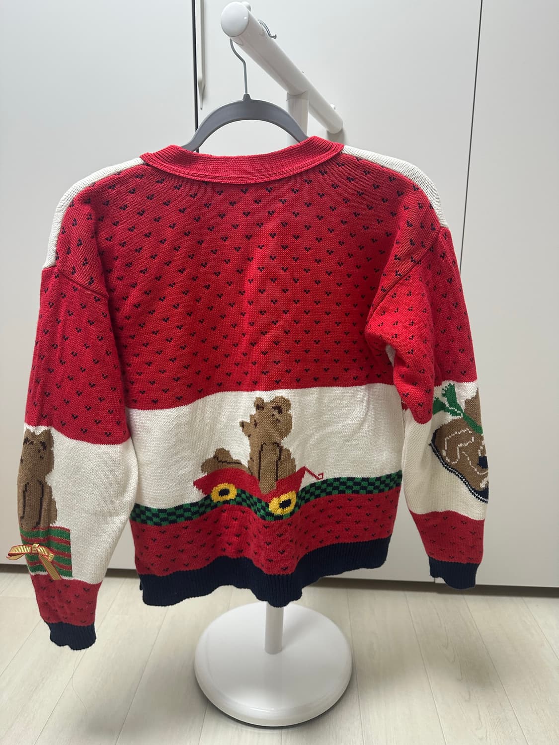 sweater loft 곰돌이 니트 가디건 상품이미지2